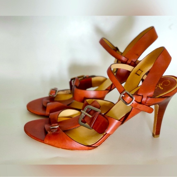 NWT Cole Haan Gia Leather Woodbury Brown Sandals Sz 10M - Picture 2 of 8